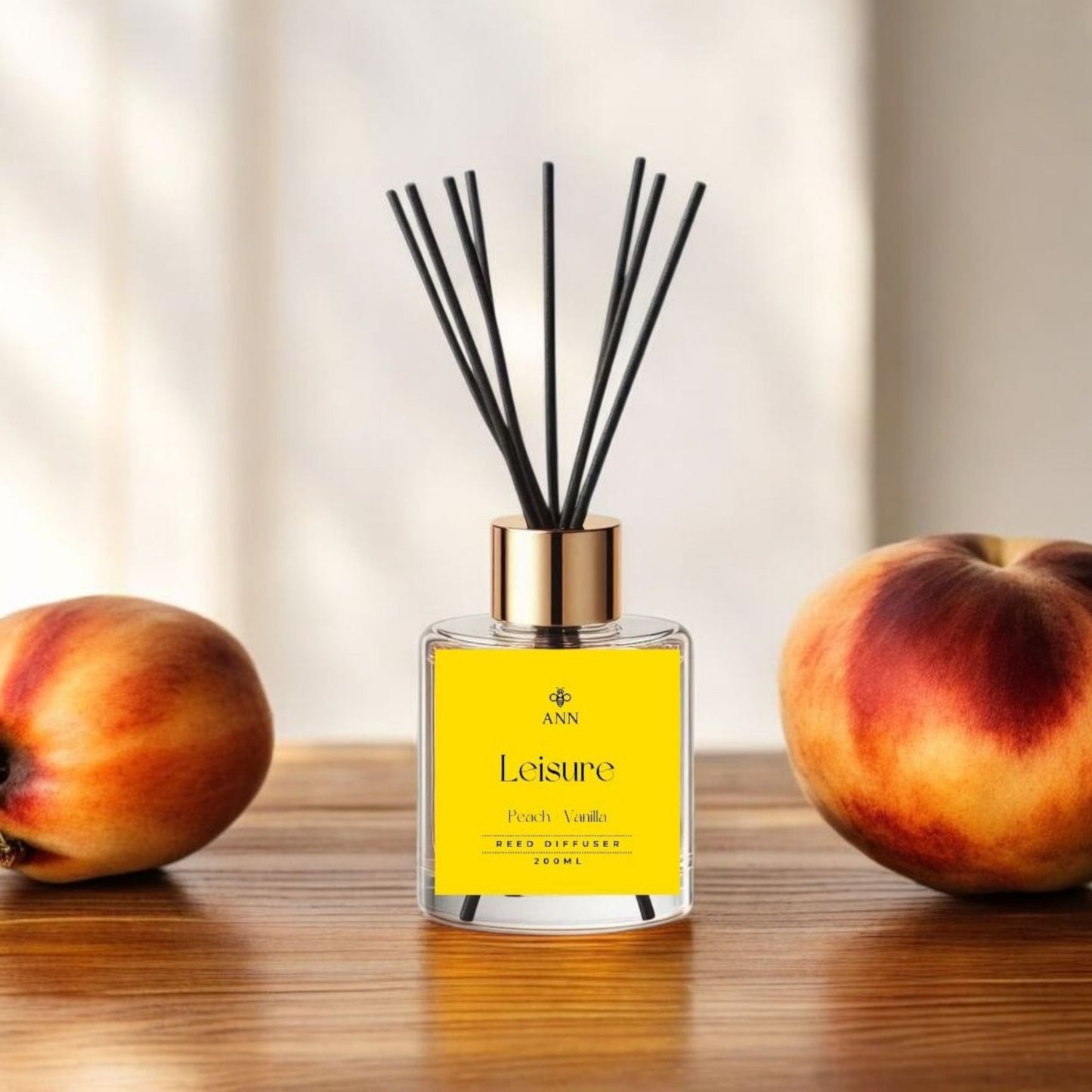 Ann Peach, Coconut and Vanilla -Leisure-Reed diffuser 200ML