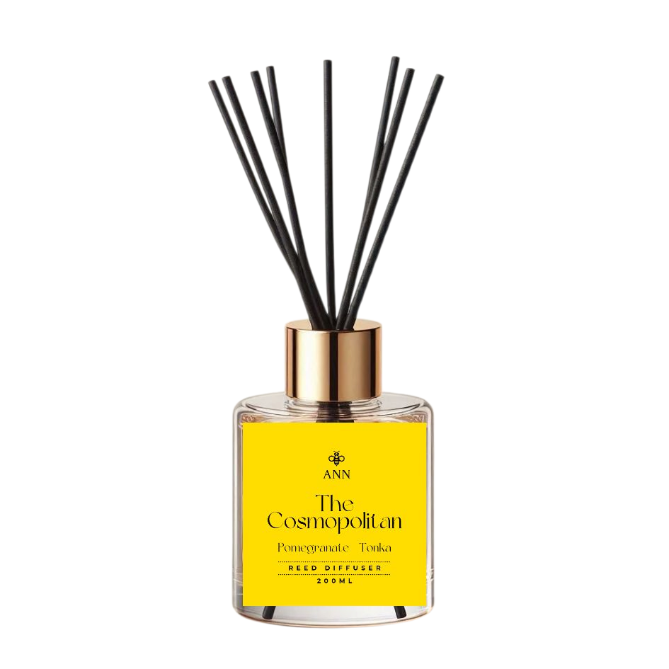 Ann Amber, Lemon, Pomegranate-The Cosmopolitan-Reed Diffuser