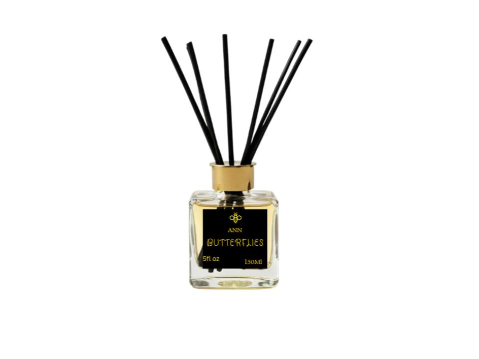 Ann Peony-Butterflies-reed diffuser